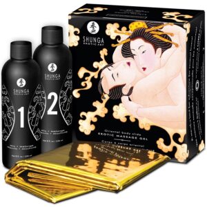 Gel de Massagem Erótico Corpo a Corpo Shunga – Melão Oriental e Manga