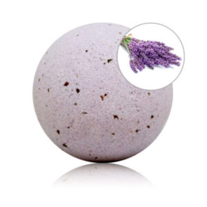 TALOKA – Bomba de Banho Efervescente de Lavanda com Pétalas de Rosa (140g)