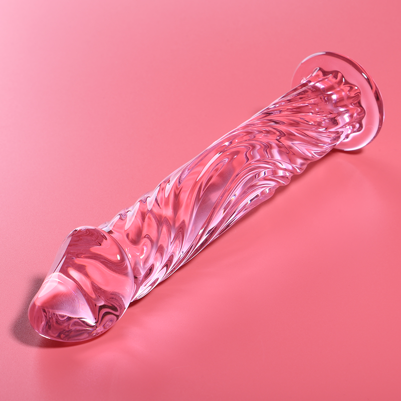 Ibiza Nebula – Dildo de Vidro Borossilicato Modelo 16 (Rosa - 18.5 cm) - Image 3