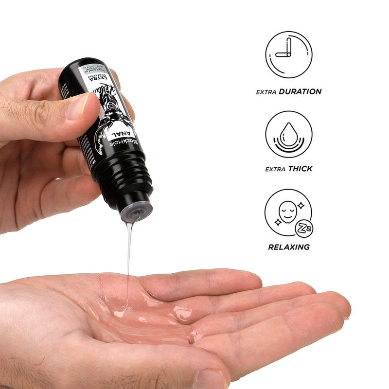 Black Hole Anal Repair — Gel Relaxante com Ácido Hialurónico (100ml) - Image 3
