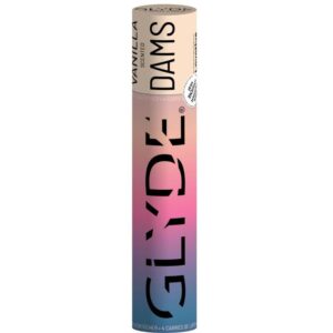 SHEER GLYDE Dams – Lâminas de Látex para Sexo Oral Seguro (Baunilha)