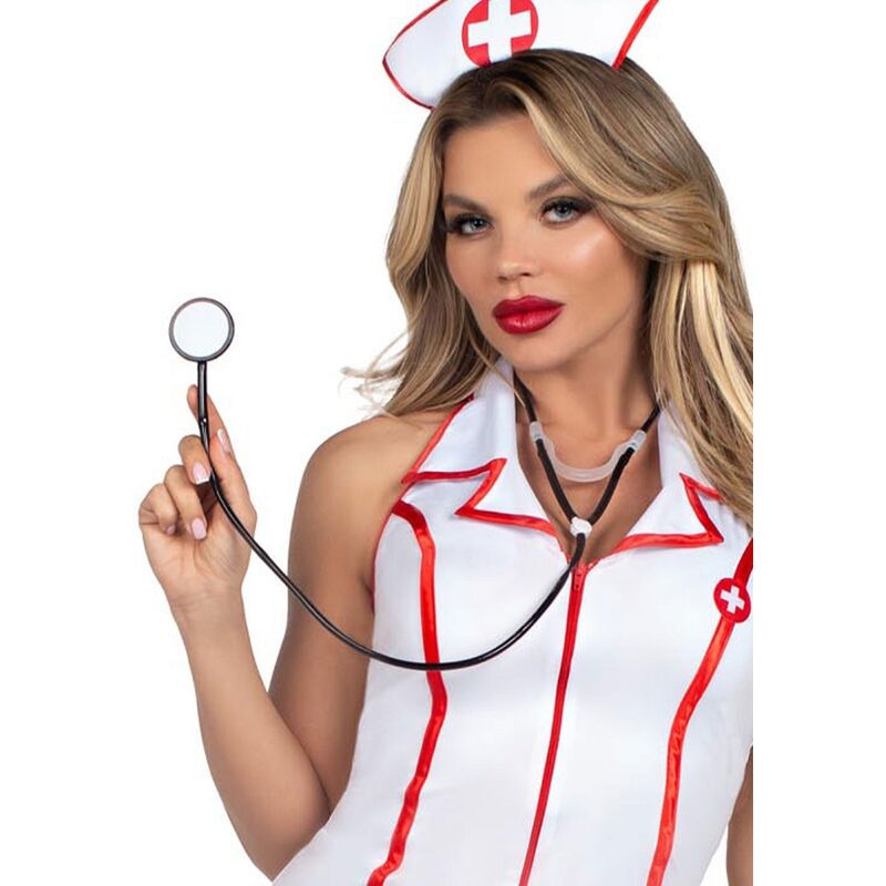 Uniforme Sexy de Enfermeira Chefe Leg Avenue - Image 5