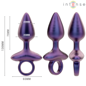 Intense Michael – Plug Anal Vibratório com Controlo Remoto (10 Modos)