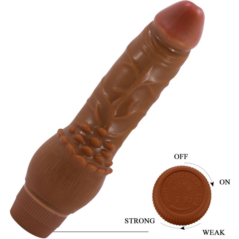 Vibrador Realista Barbara (Mulato - 19.5 cm) - Image 2