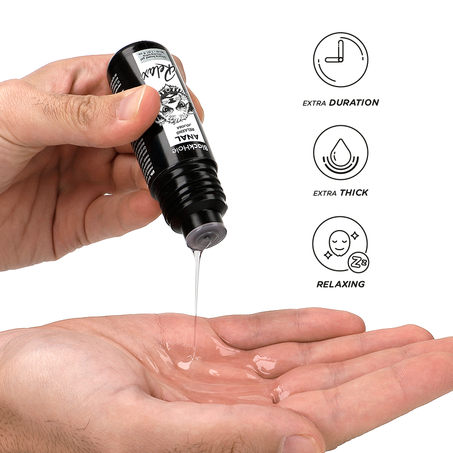 Black Hole Jojoba Relax — Relaxante Anal de Silicone (30ml) - Image 2
