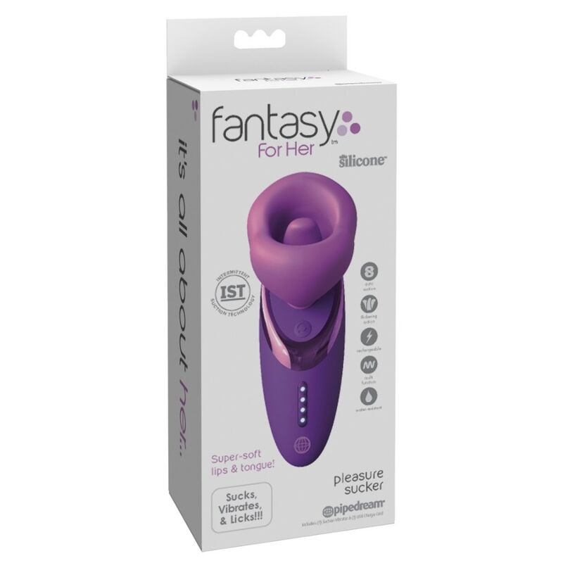 PLEASURE SUCKER VIBRATOR PURPLE - Image 3