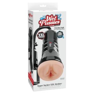 PDX Extreme Wet Pussies – Masturbador Vagina XXL Super Sucker com Sucção Regulável (27,3 cm)