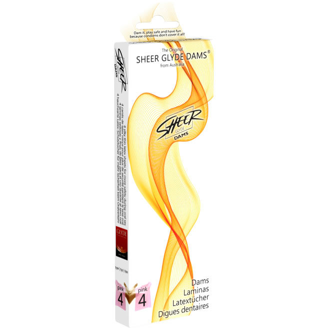 SHEER GLYDE Dams – Lâminas de Látex para Sexo Oral Seguro (Baunilha) - Image 2