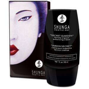 Shunga Secret Garden — Creme de Orgasmo Feminino Intenso (30ml)